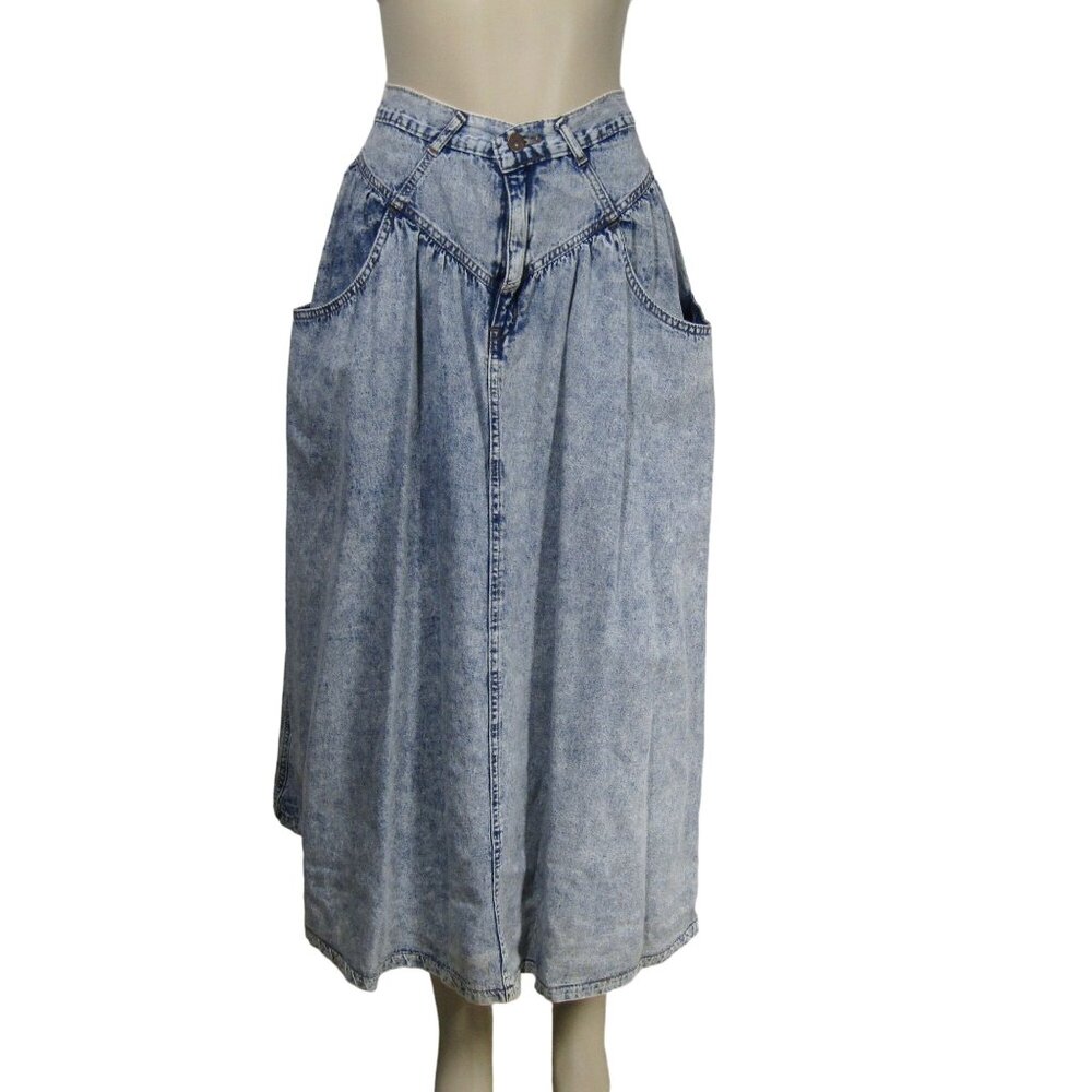Vintage Jordache Denim Midi Skirt